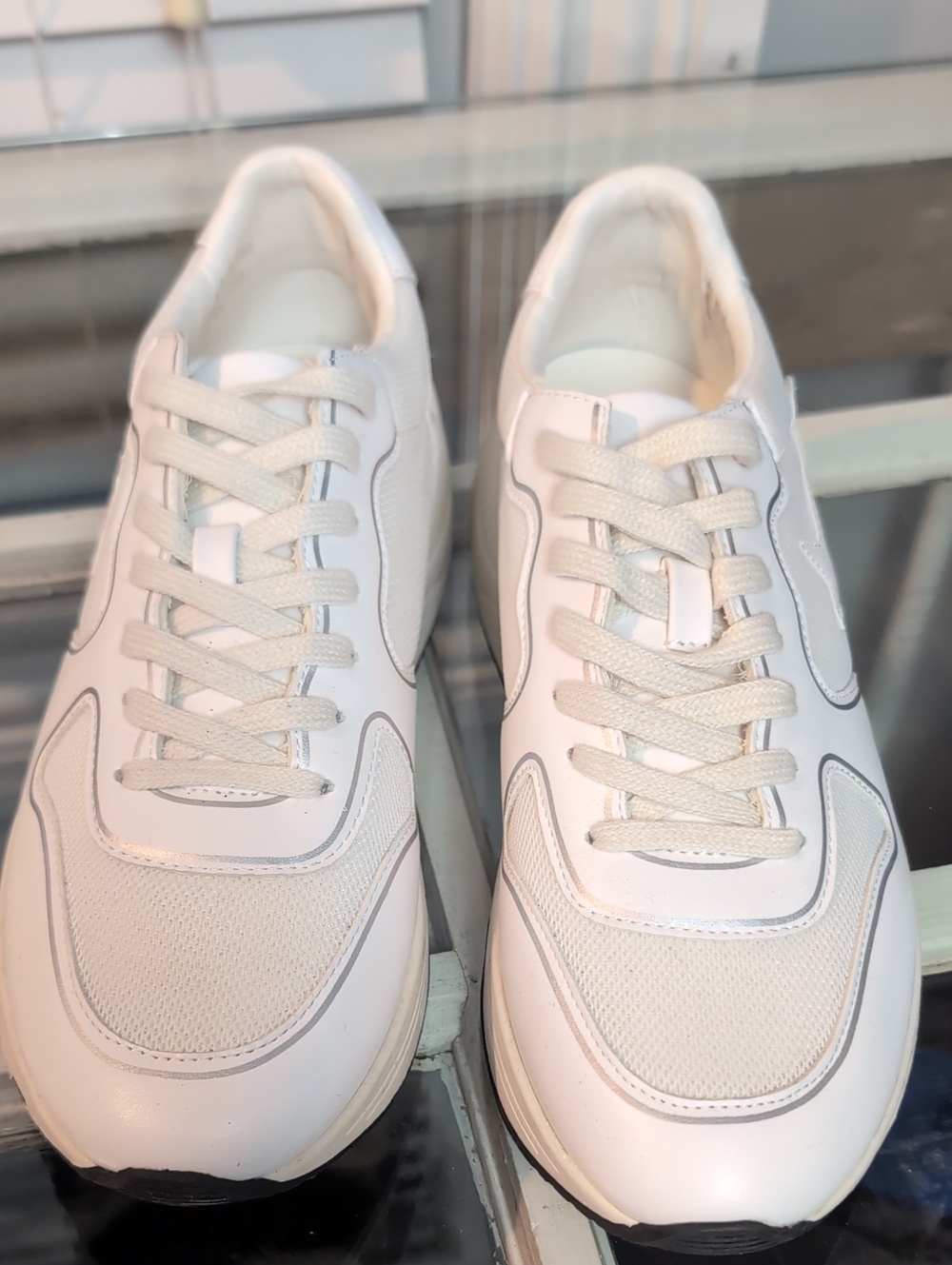 Mi.iM White Low-Top Sport Sneakers